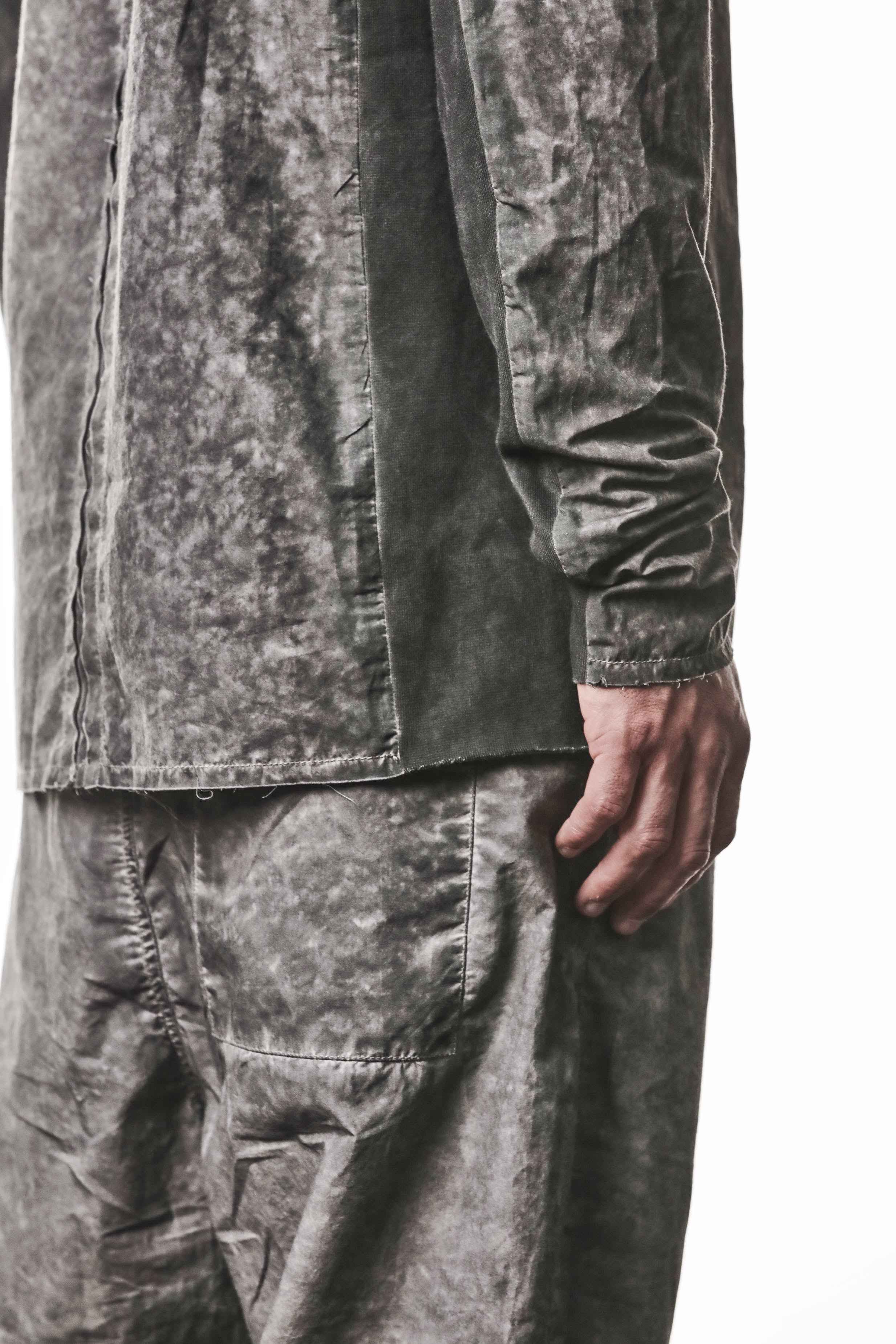 THOM KROM M H 178 Vegetal Black Men's Shirt | Organic Cotton Portuguese