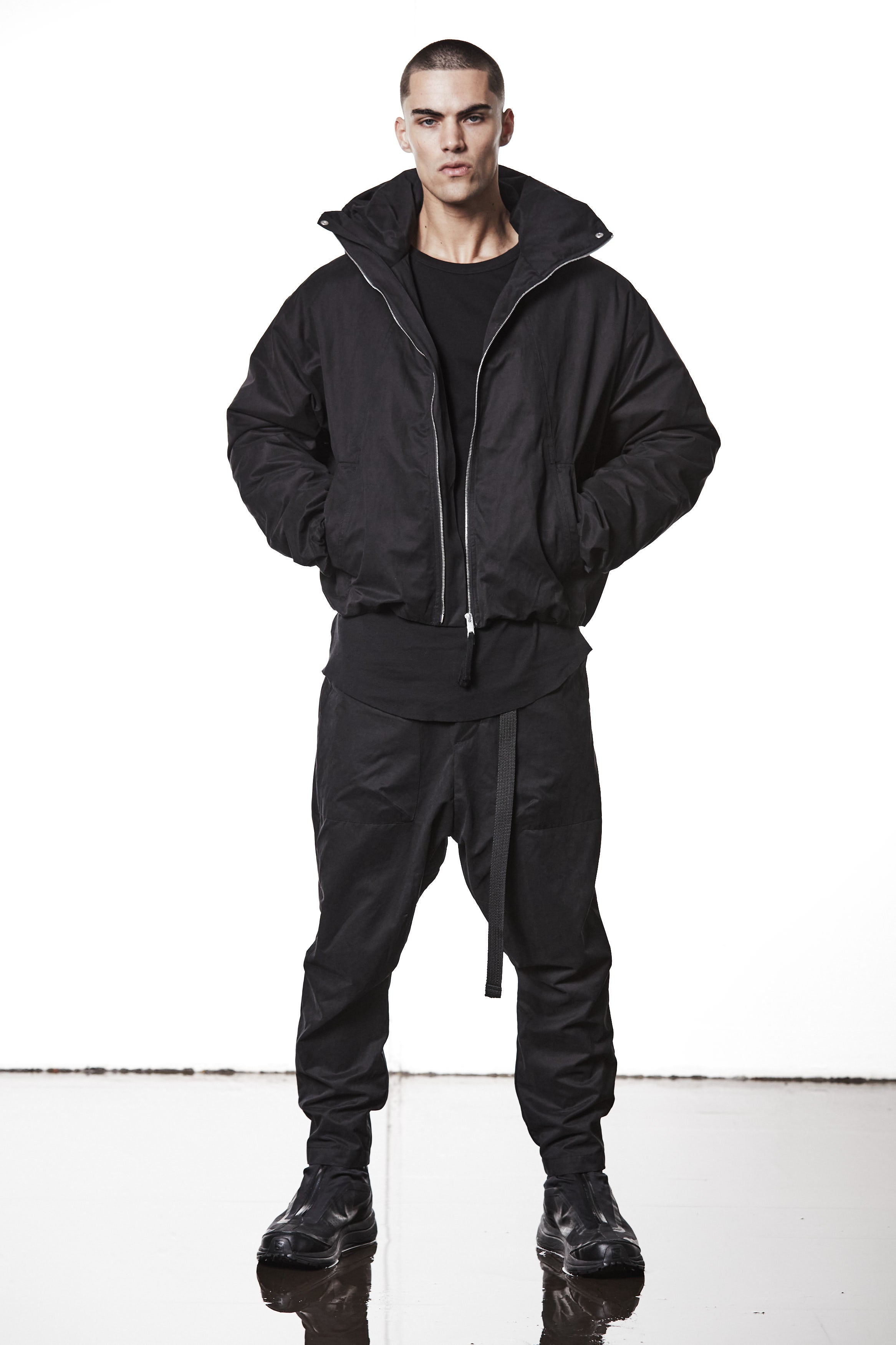 M J 74 Bomber Jackets Black Man THOM KROM