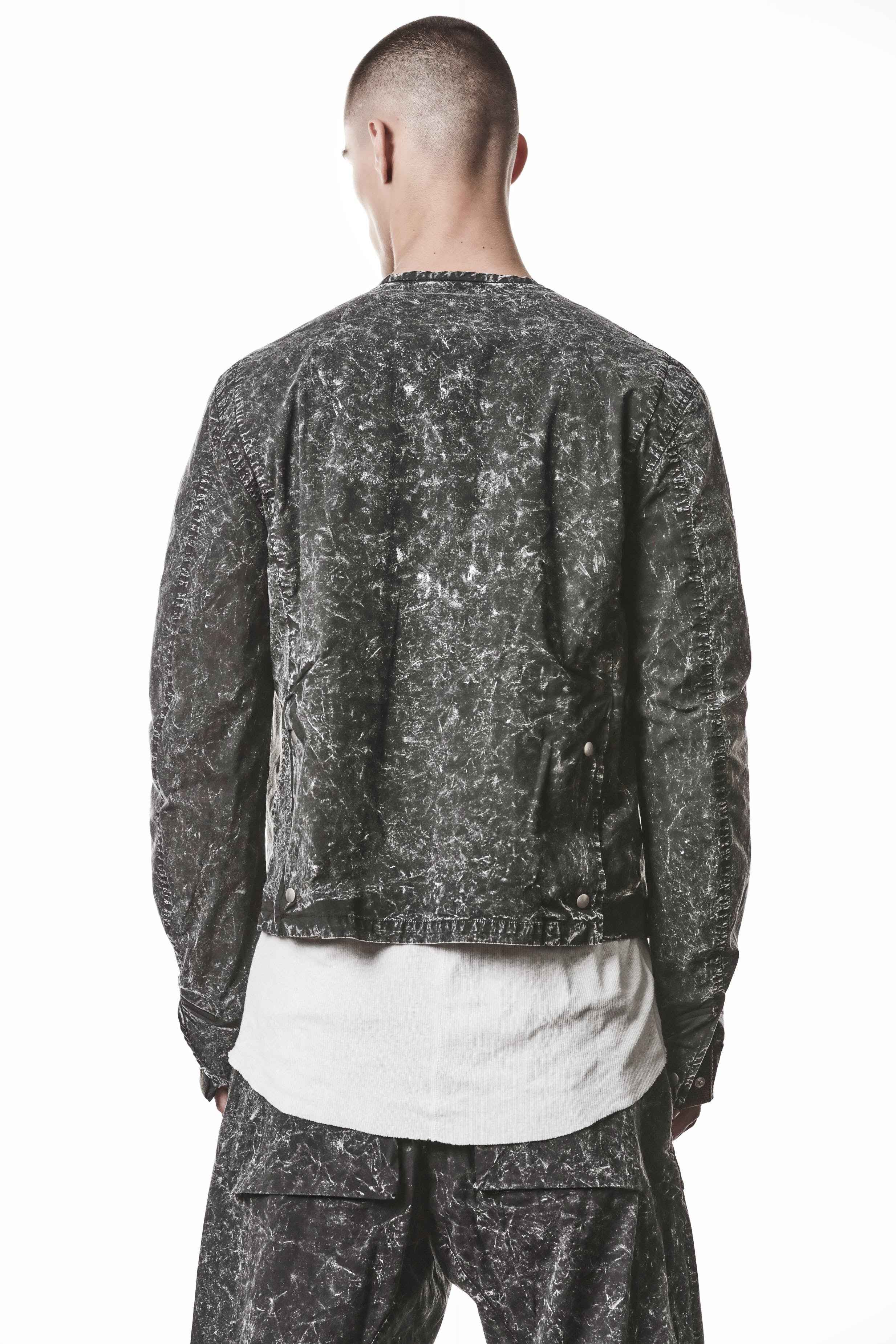 THOM KROM M J 88 Black Marble Men's Jacket | Portuguese Cotton Blend