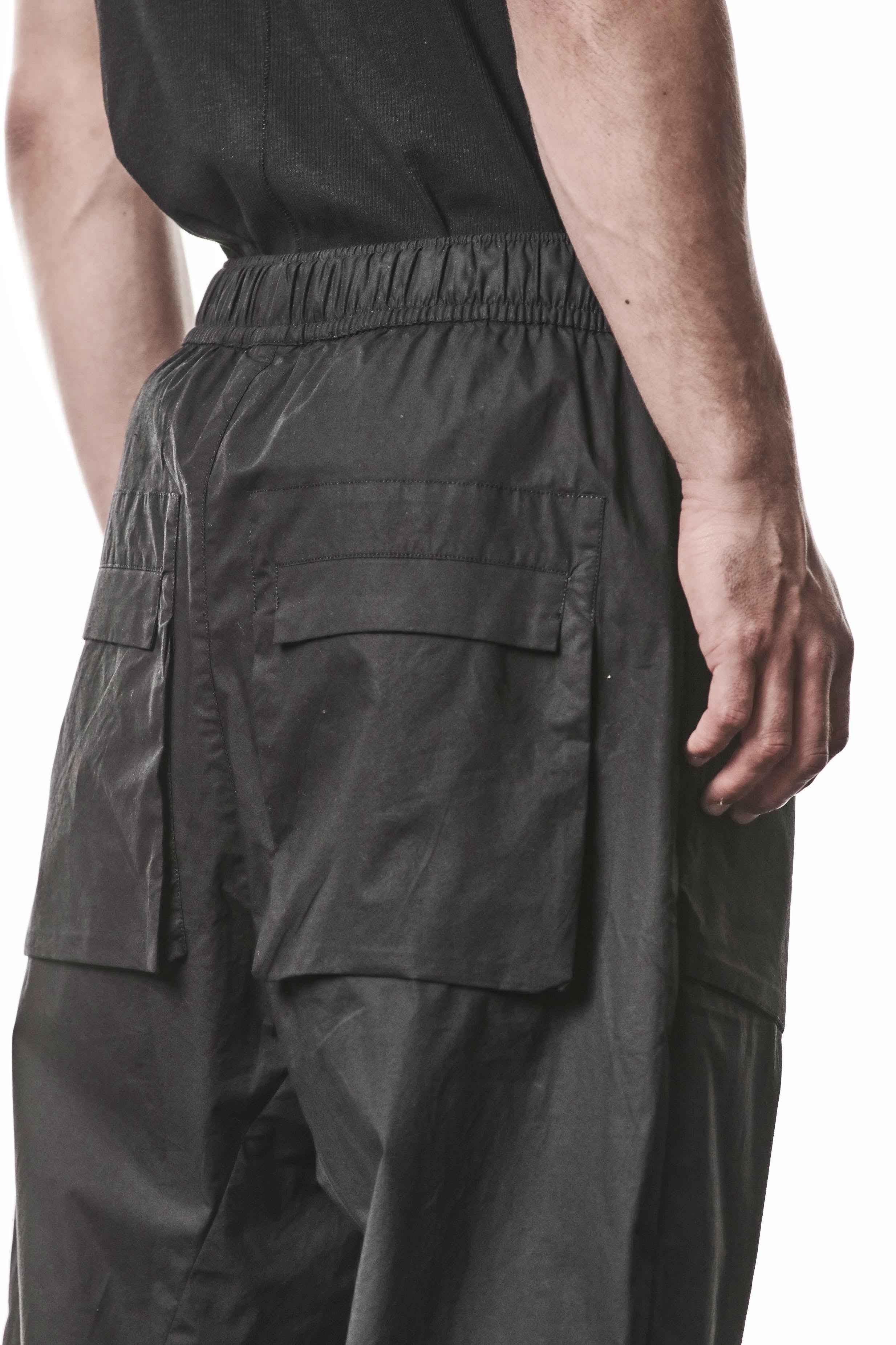 THOM KROM M P 32 Black Men's Tailored Trousers | Portuguese Cotton Blend