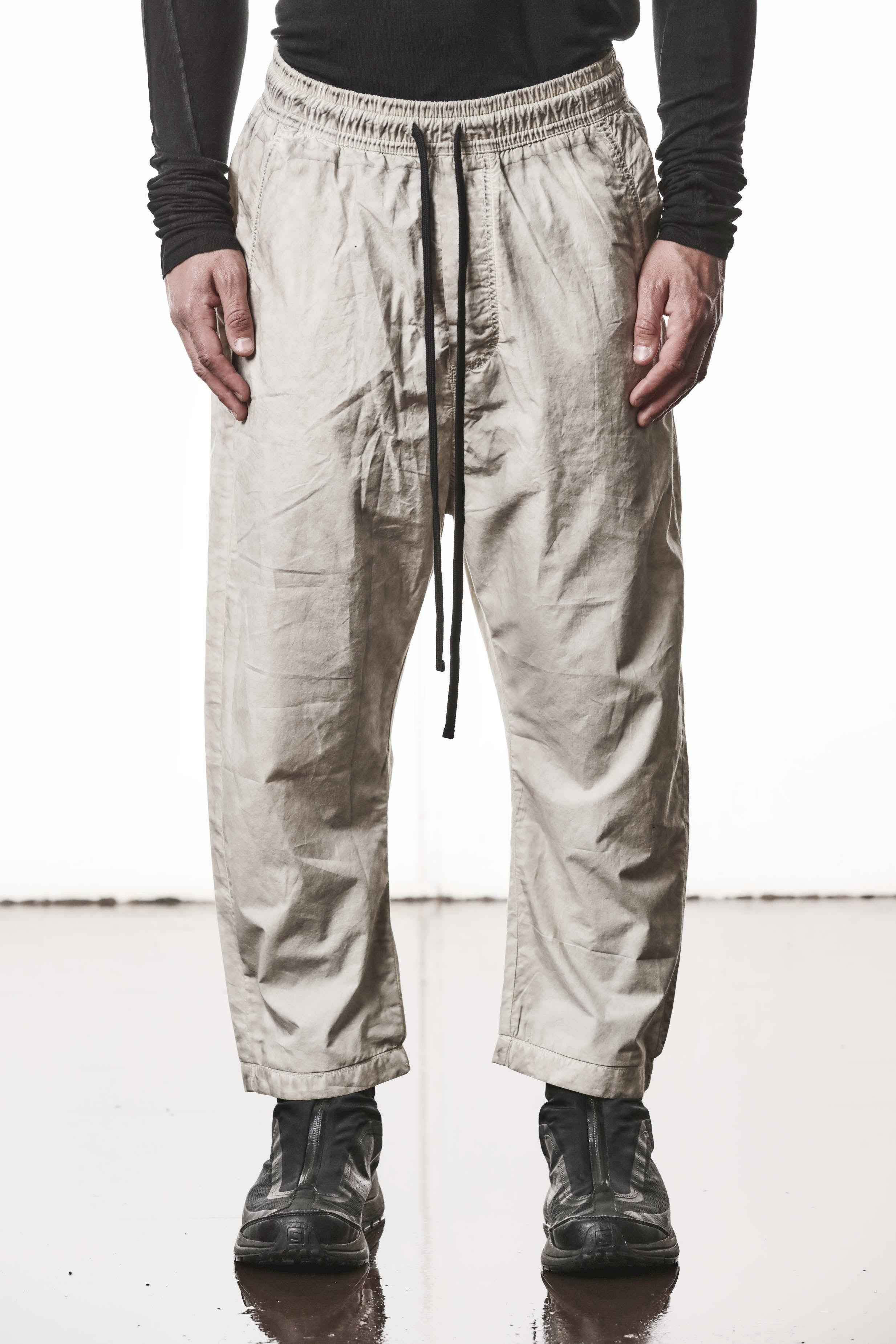 M P 38 Trousers - Vegetal Stone Organic Cotton Men's Long Woven