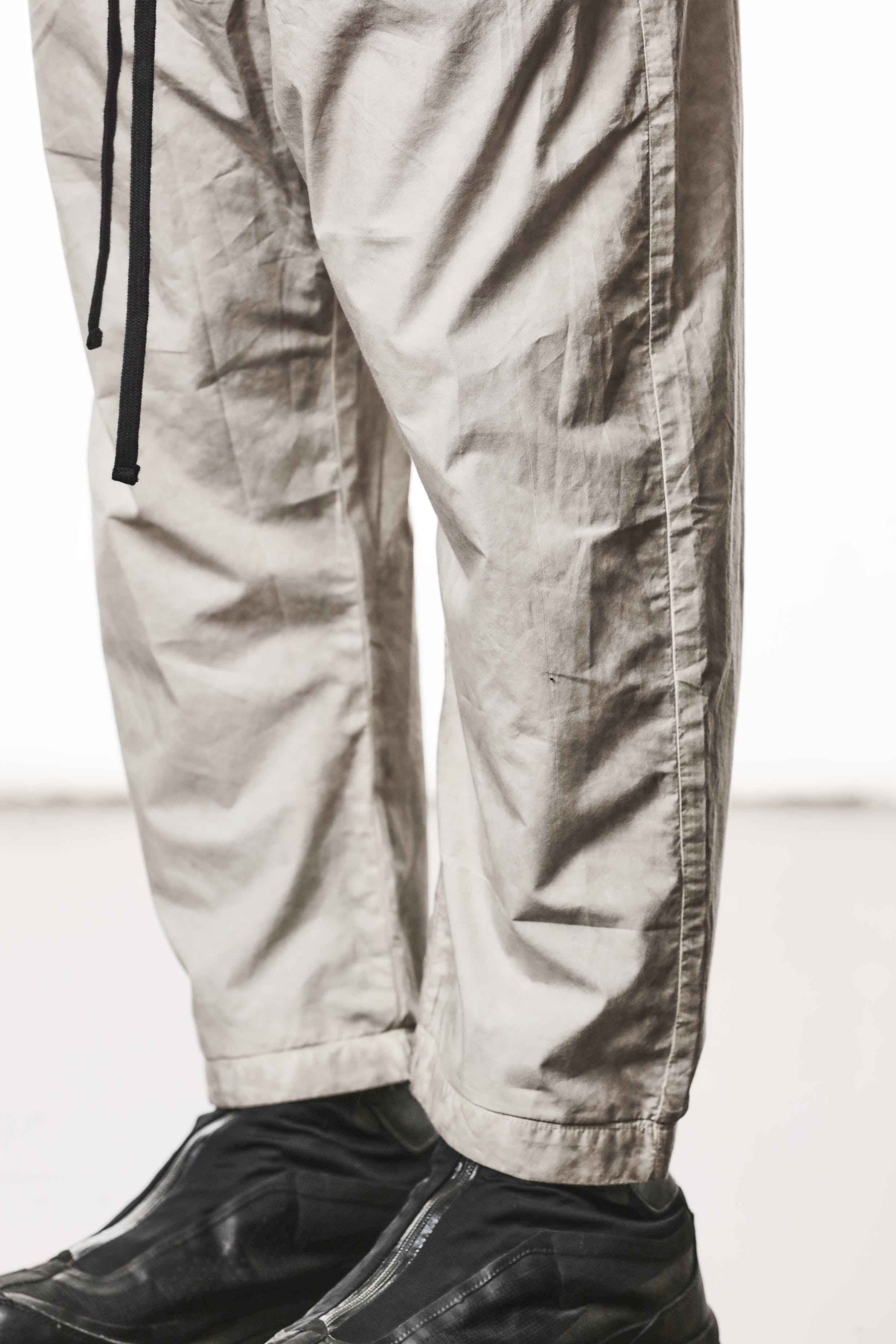 M P 38 Trousers - Vegetal Stone Organic Cotton Men's Long Woven