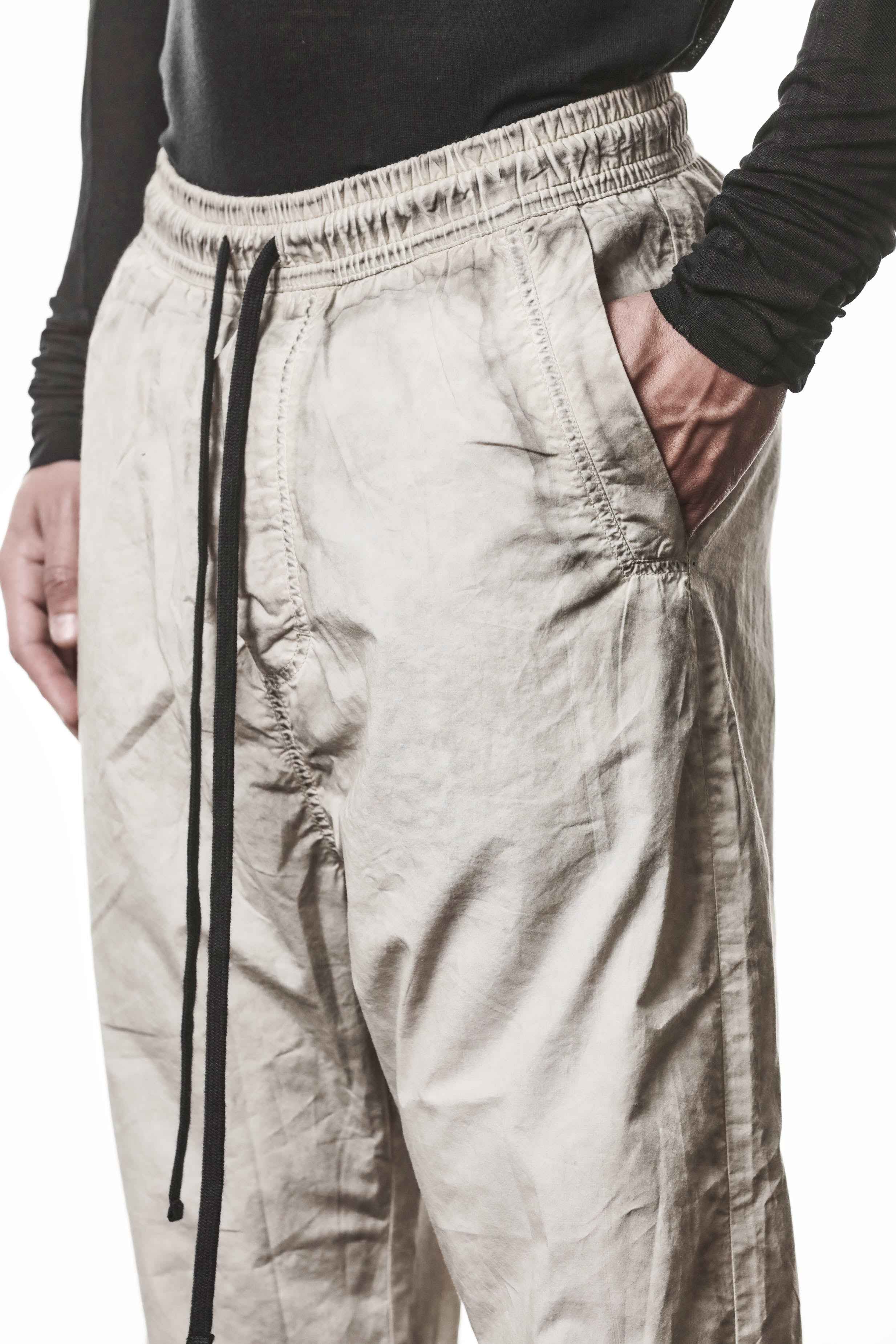 M P 38 Trousers - Vegetal Stone Organic Cotton Men's Long Woven