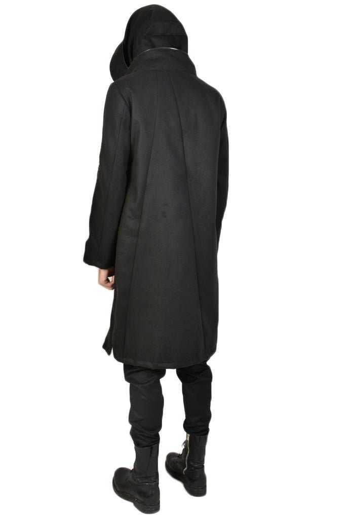 TR3B NGBIGGIE2325 BLACK Long Cloth Coat