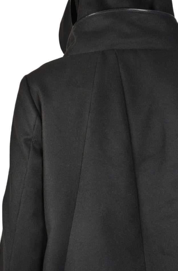 TR3B NGBIGGIE2325 BLACK Long Cloth Coat