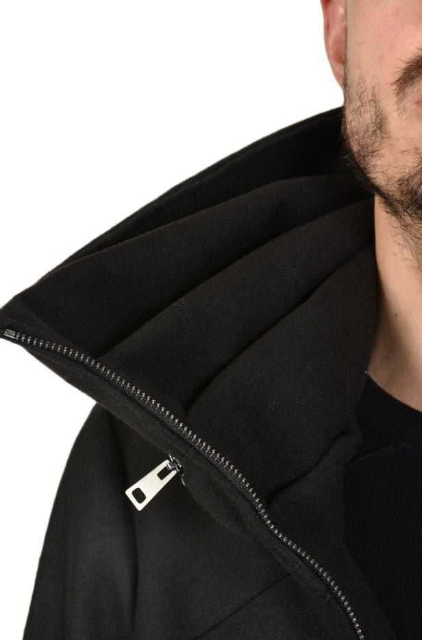 TR3B NGBIGGIE2325 BLACK Long Cloth Coat