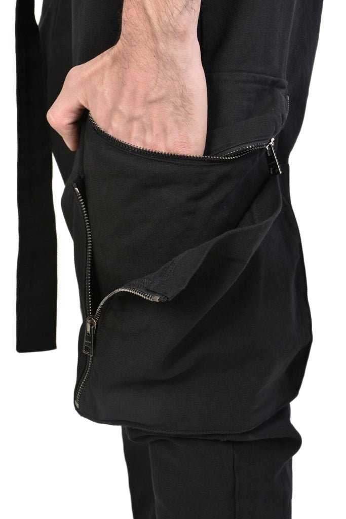 TR3B PARK23 black Pants man