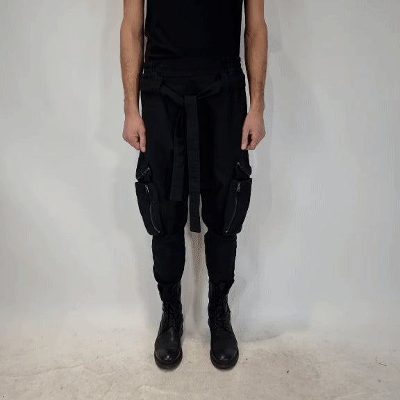 TR3B PARK23 black Pants man