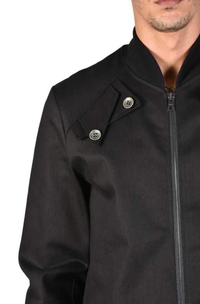 TR3B RASCAL23 BLACK Stretch Bull Jeans Regular Long Bomber