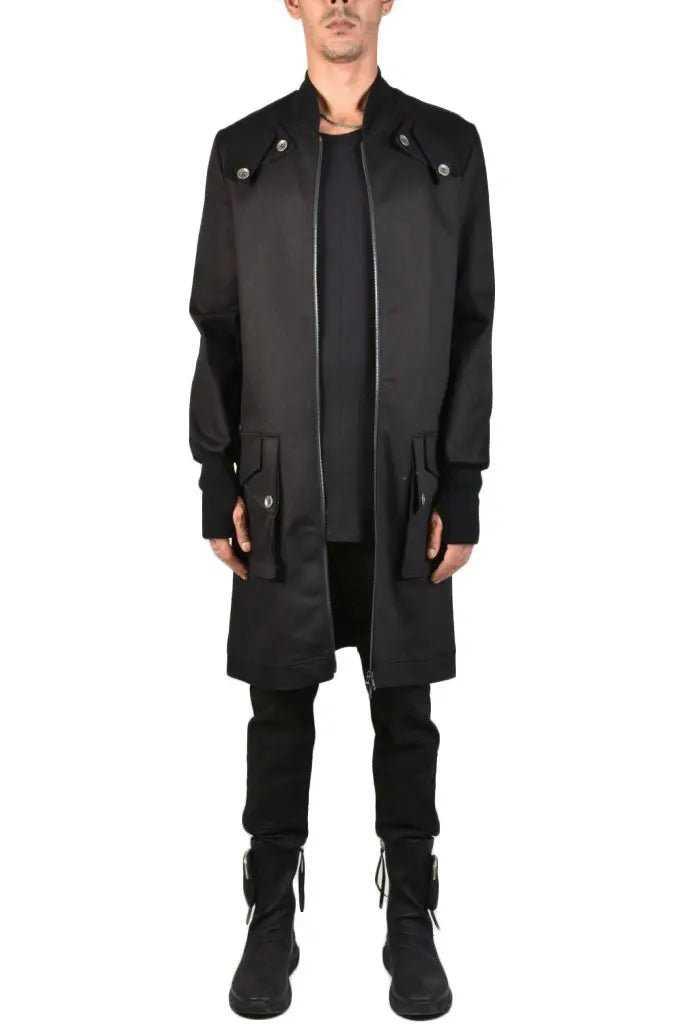 TR3B RASCAL23 BLACK Stretch Bull Jeans Regular Long Bomber