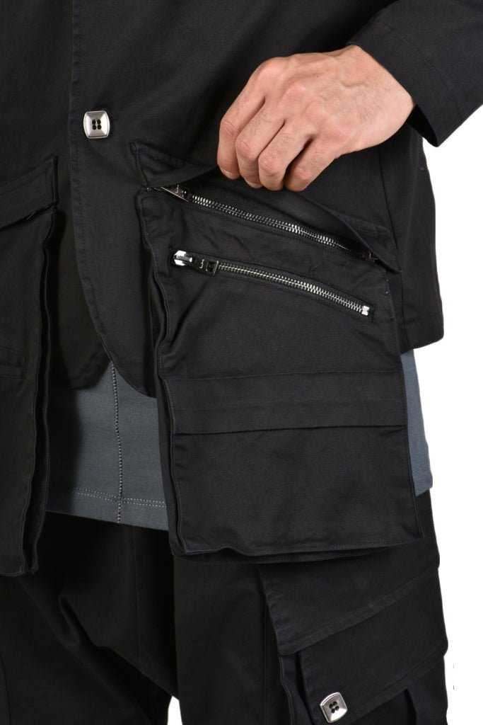 TR3B ROOTS23 black regular jacket