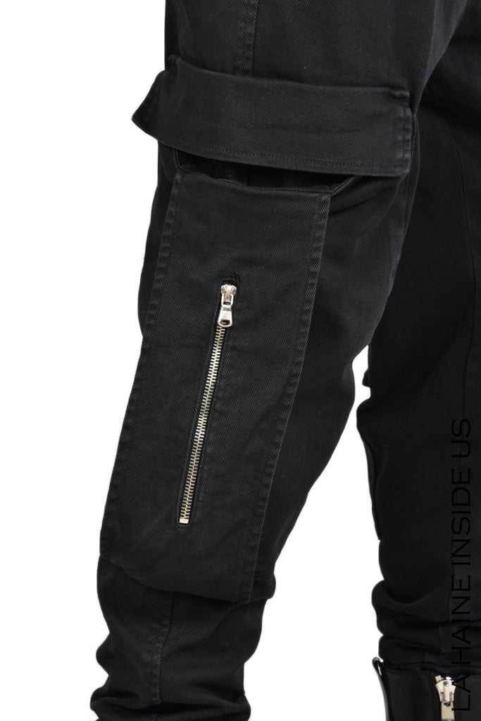 TR3C HOOKER23 black pants man