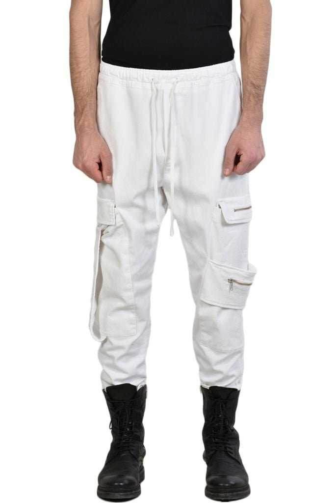 TR3C HOOKER23 white pants man