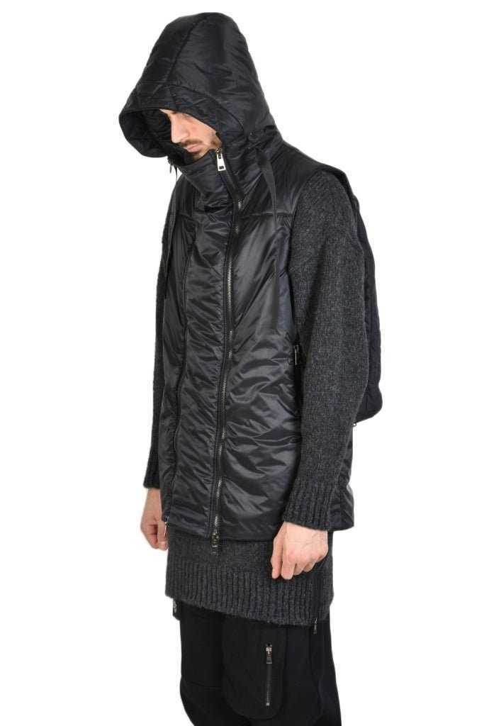 TR3P TODIE2325 BLACK Regular Sleeveless Down Jacket