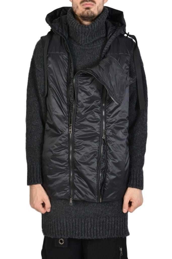 TR3P TODIE2325 BLACK Regular Sleeveless Down Jacket
