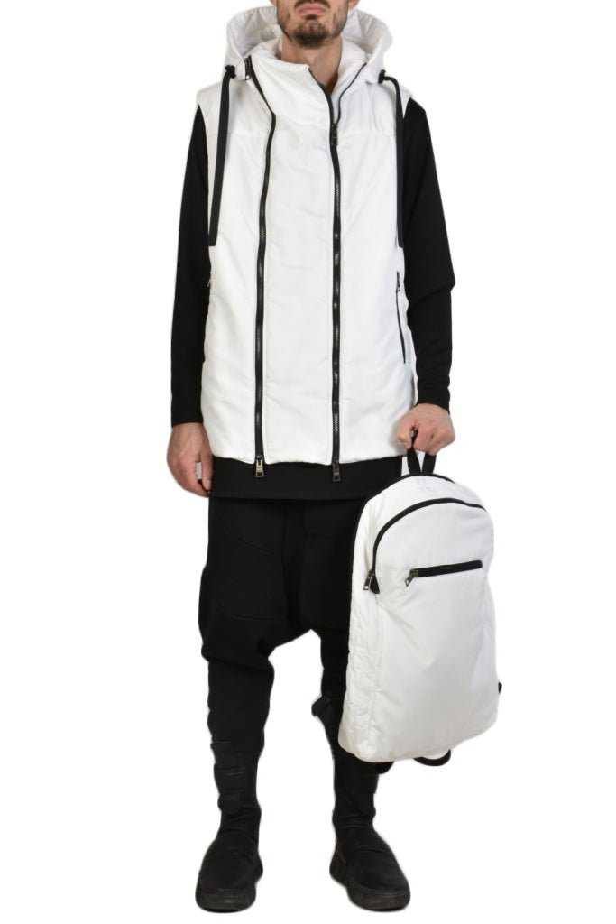 TR3P TODIE2325 WHITE sleeveless down jacket