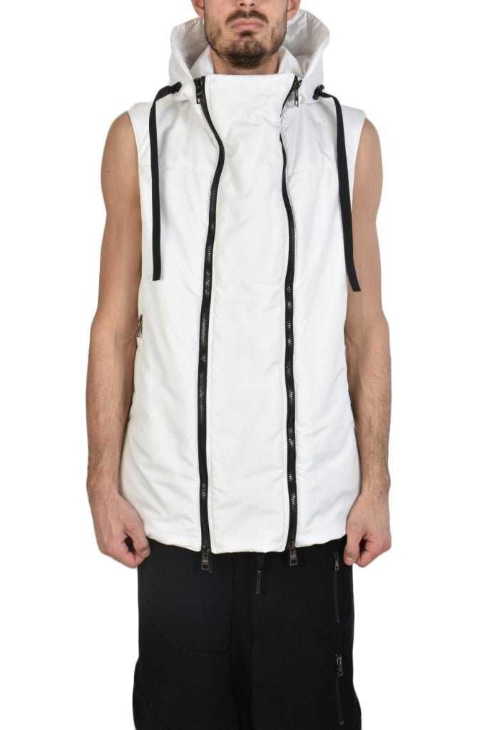 TR3P TODIE2325 WHITE sleeveless down jacket