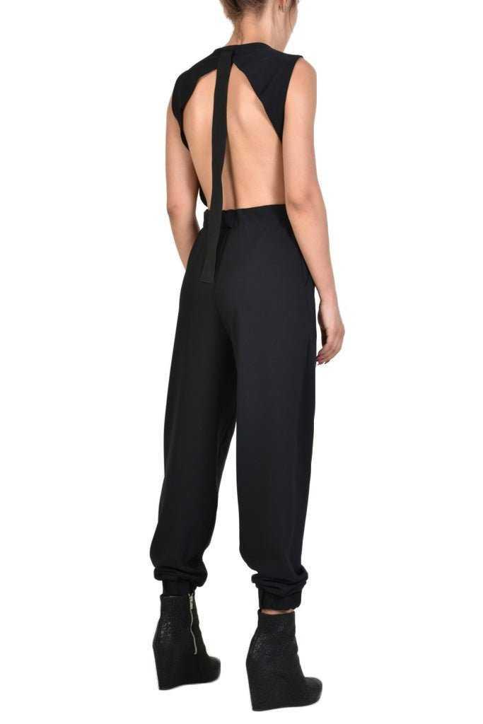 TR4B BENTLEY23 BLACK Fluido Jumpsuit