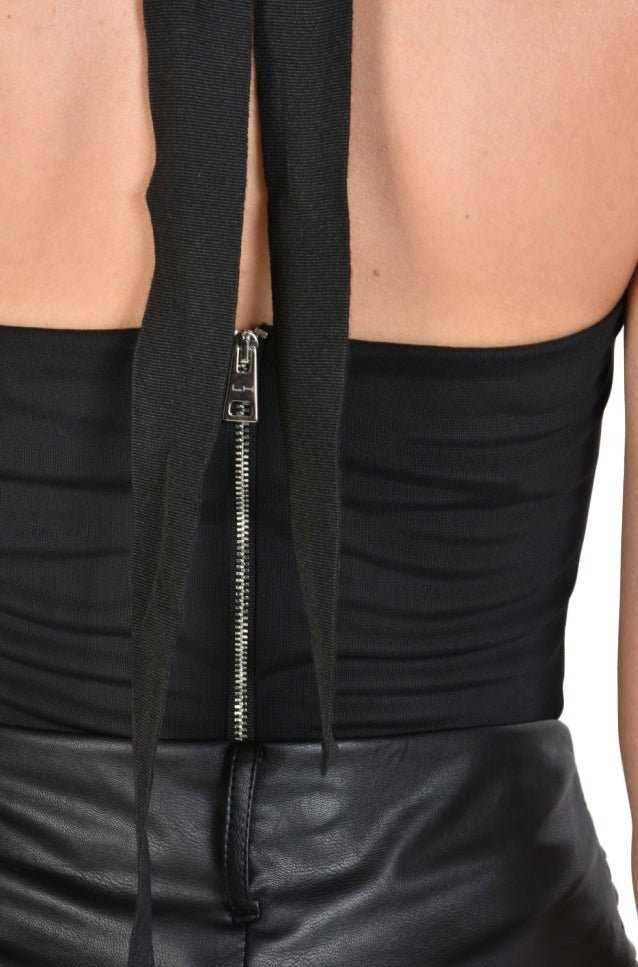 TR4O PLYMOUTH23 BLACK Stretch Bustier