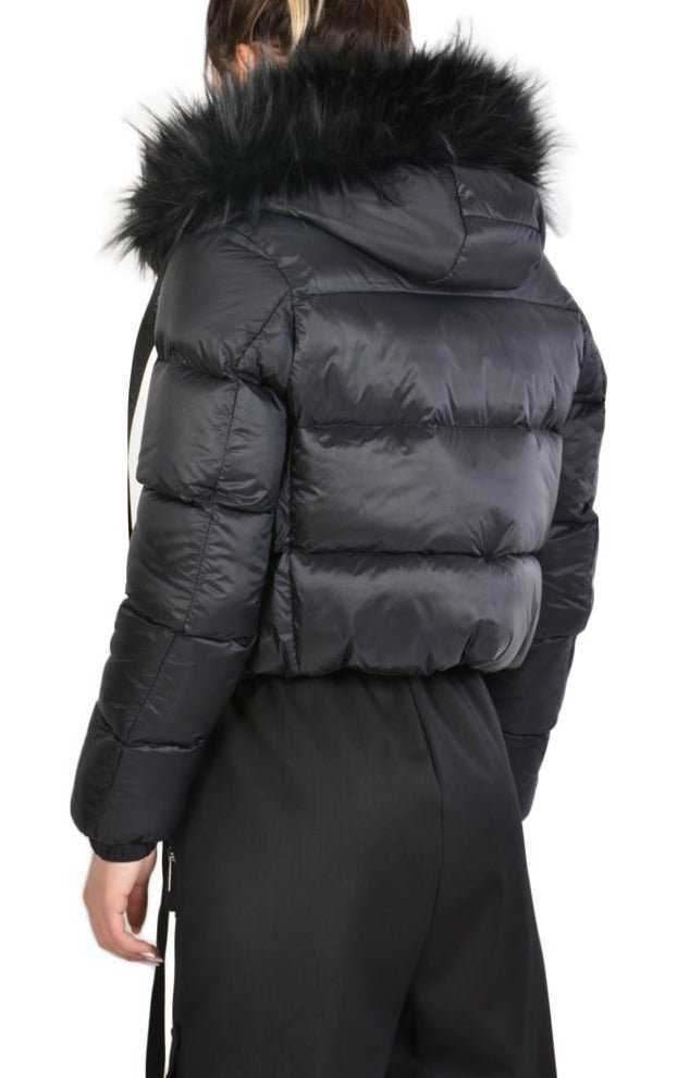 TR4P SKIPPER2325 BLACK nylon bomber