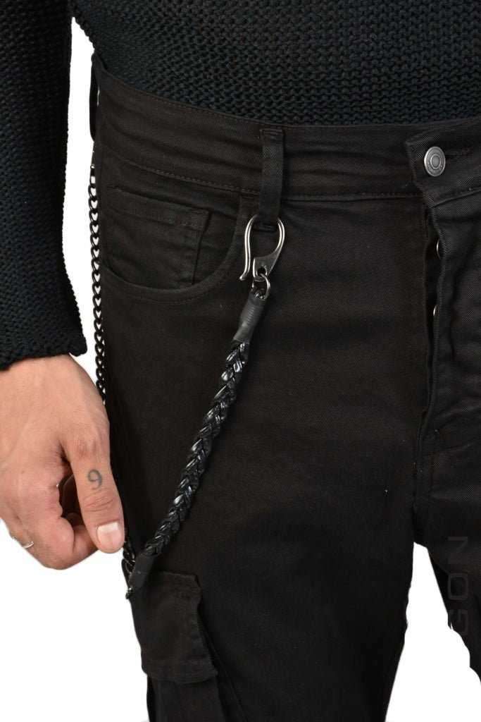 TRCR602023 BLACK comfortable trousers