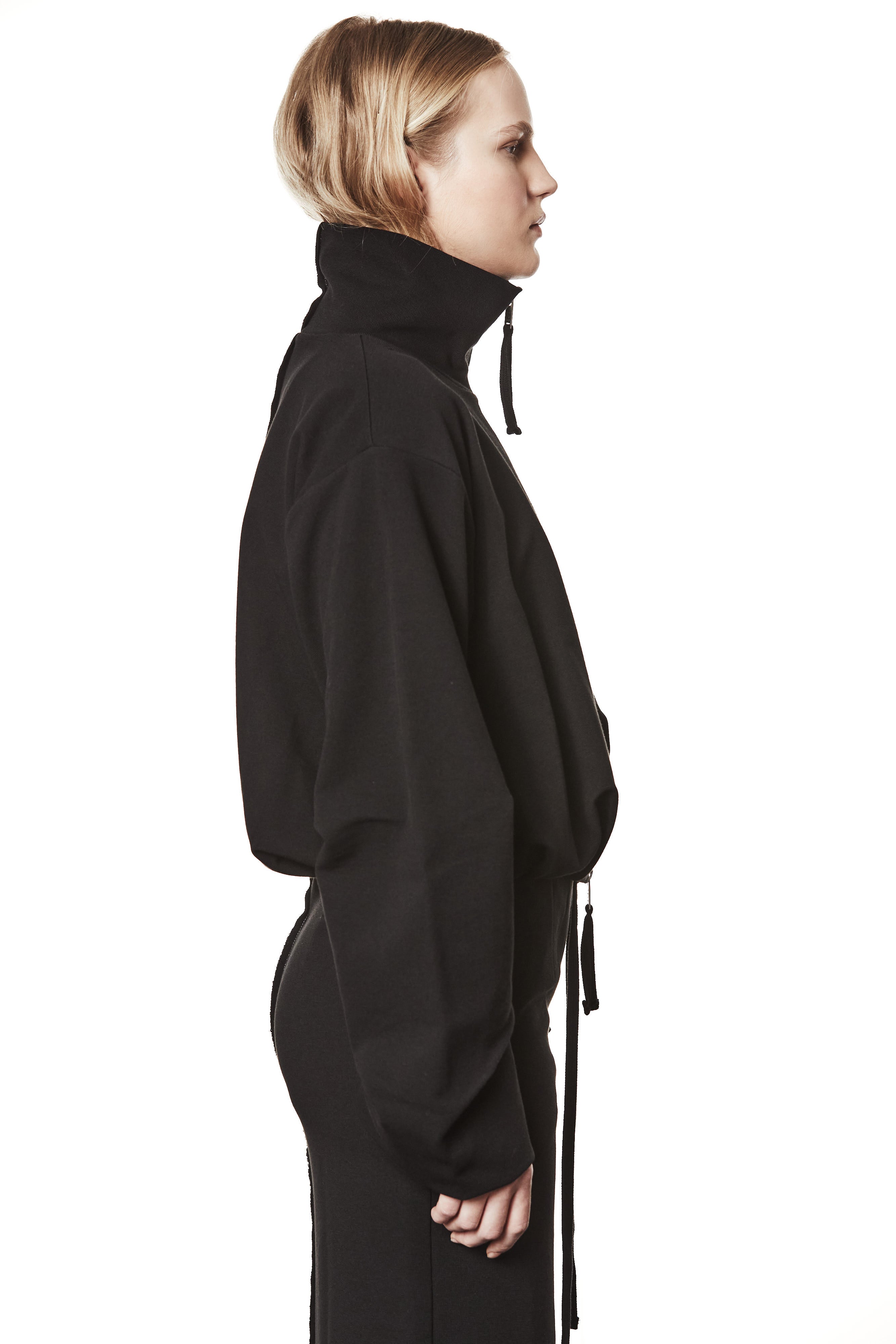 W SJ 49426 WOMAN BLACK JACKET THOM KROM