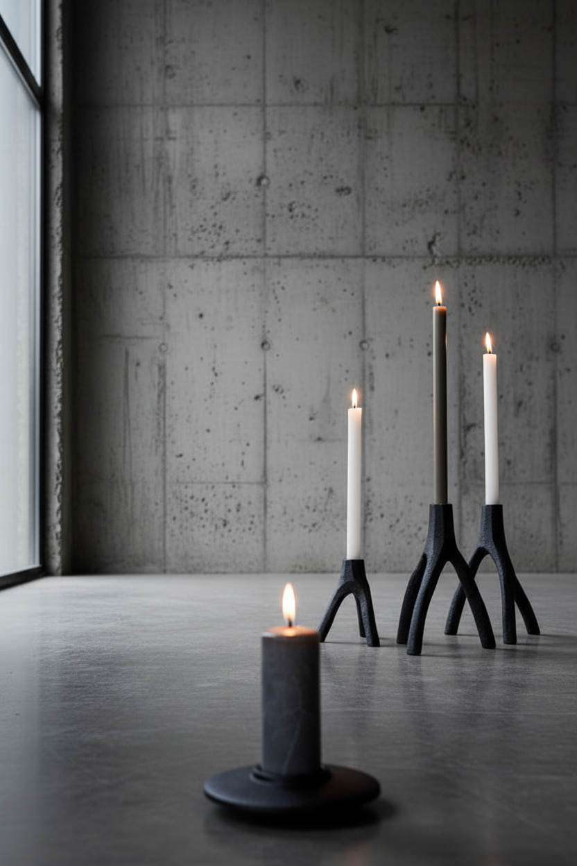 Black cast iron holder 4