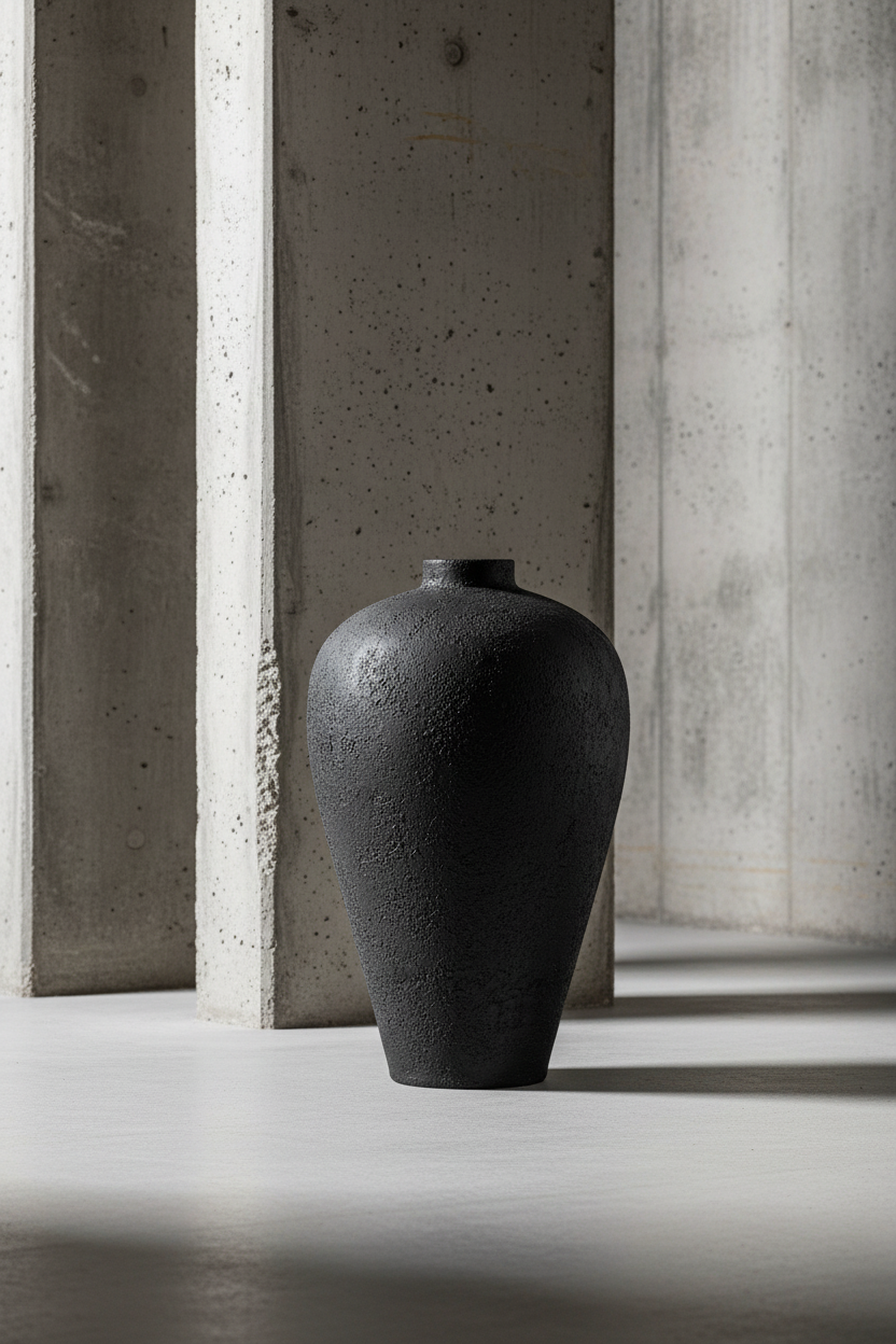 Black Luna vase 1
