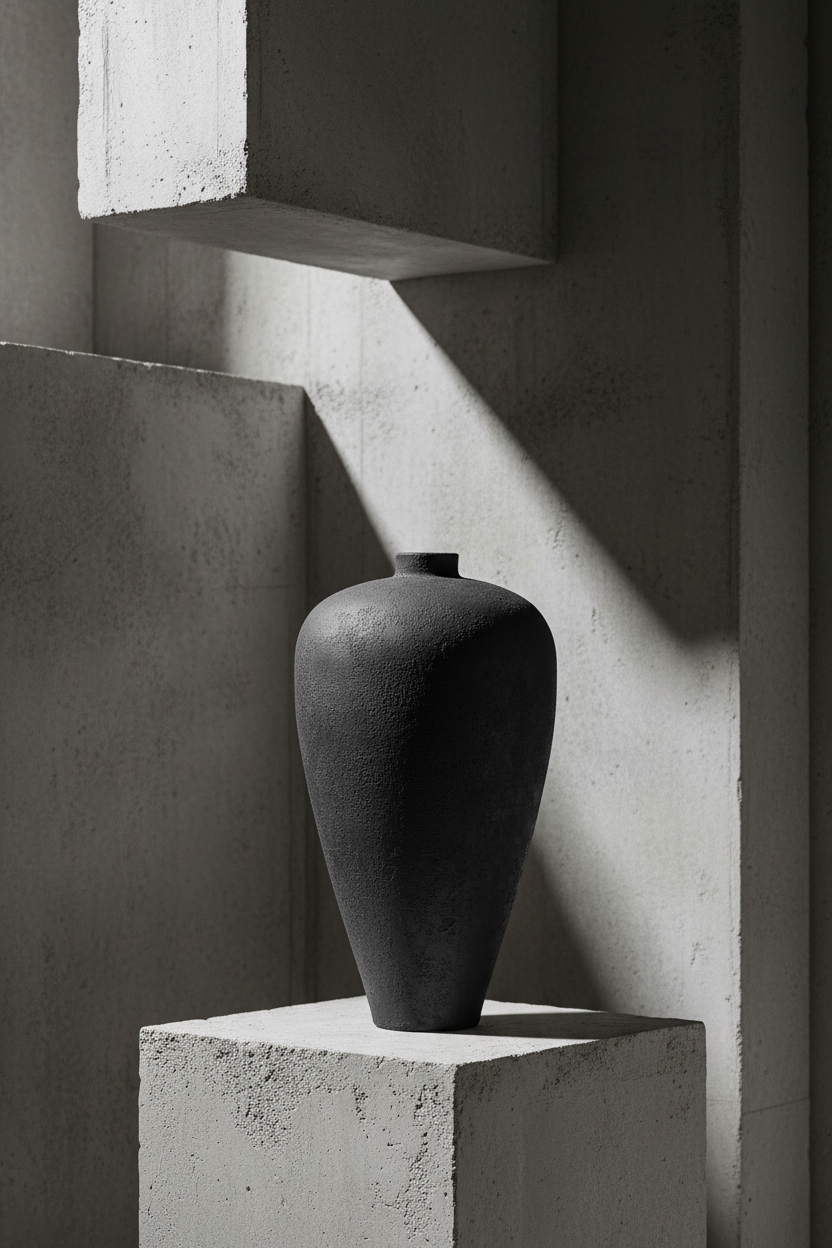 Black Luna vase 100 1