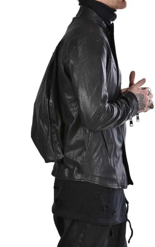 3B DEDA19 Black leather jacket 1 693 LEATHER JACKET Jackets LA HAINE INSIDE US TEPHRA