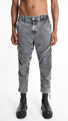 A33B M103325 TROUSER Regular Cotton Stretch Marmorized Grey