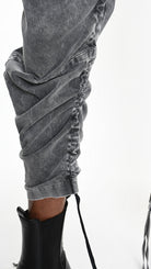 A33B M103325 TROUSER Regular Cotton Stretch Marmorized Grey