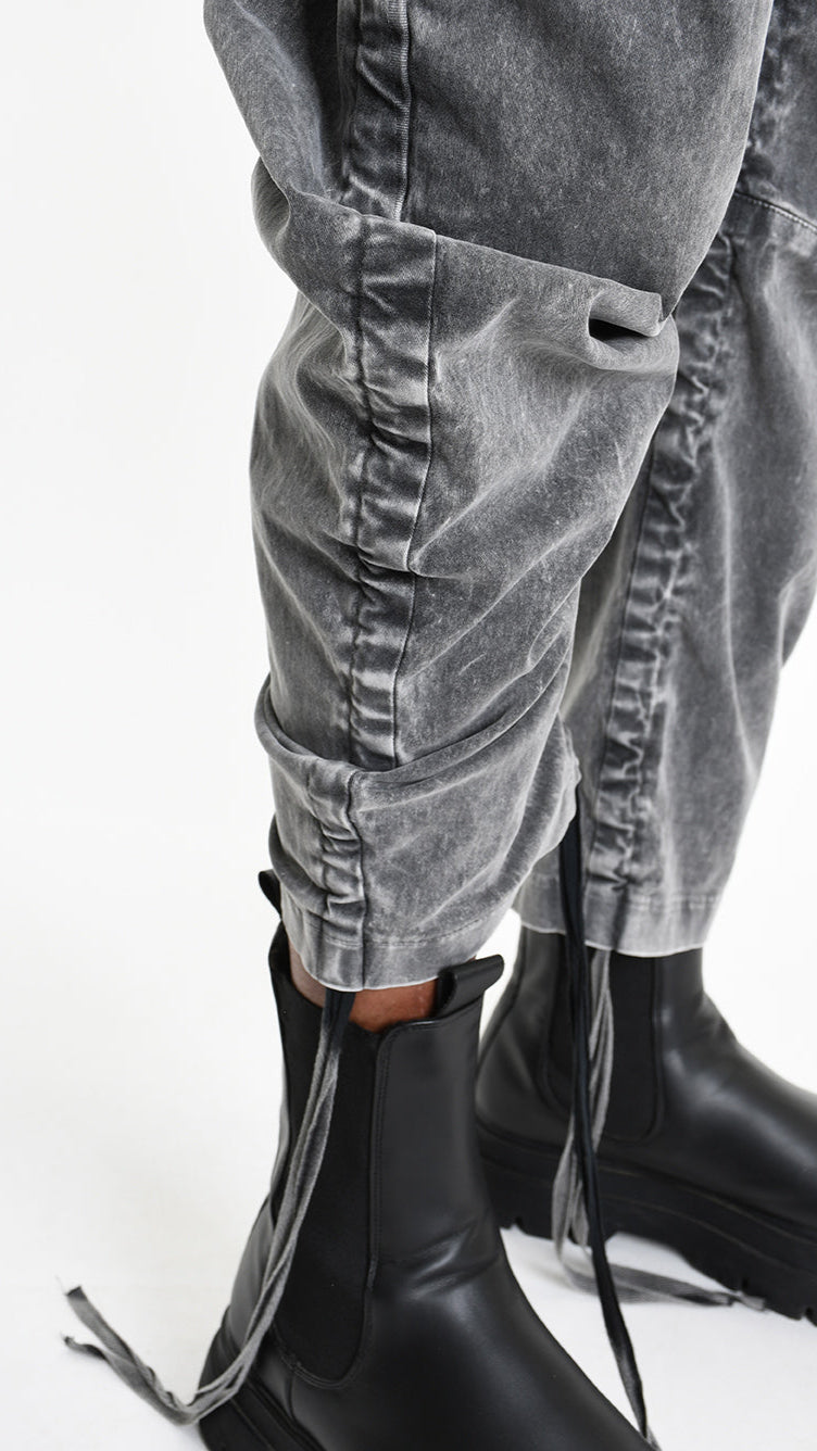 A33B M103325 TROUSER Regular Cotton Stretch Marmorized Grey