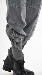 A33B M104125 TROUSER Cargo Cotton Stretch Marmorized Grey