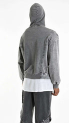 A33B M104525 FLEECE Comfort Cotton Stretch Marmorized UNISEX U Grey