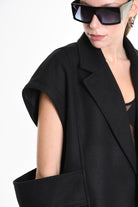 3B M1114 COAT Over Cloth UNISEX  Black LA HAINE INSIDE US