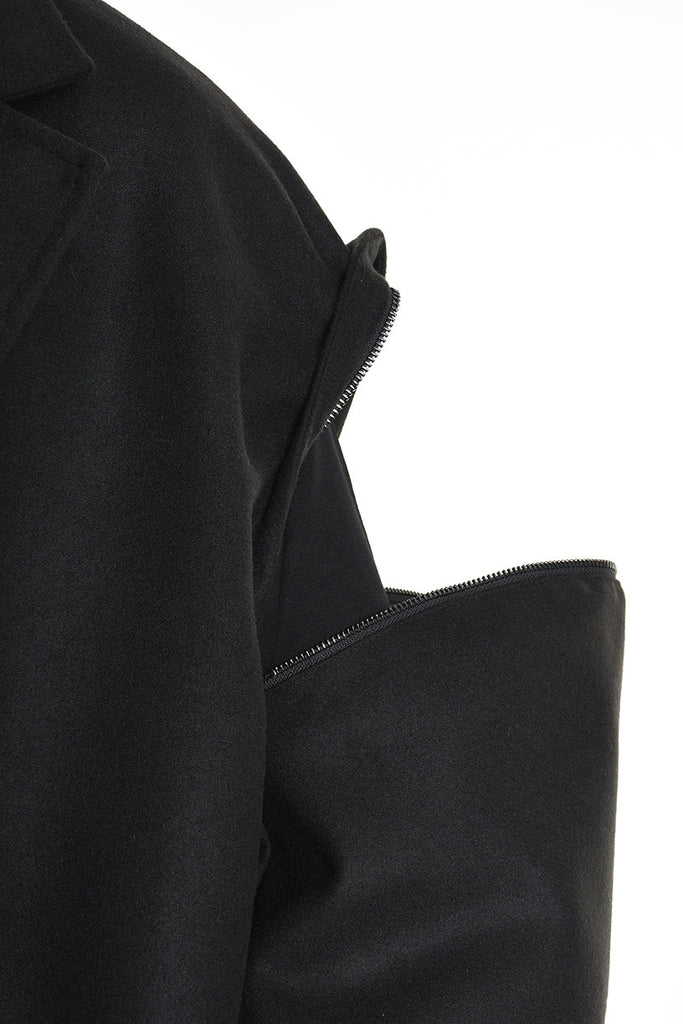 3B M1114 COAT Over Cloth UNISEX  Black LA HAINE INSIDE US