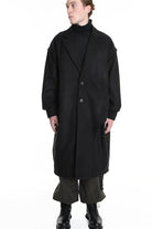 3B M1114 COAT Over Cloth UNISEX  Black LA HAINE INSIDE US