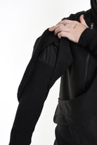 3B M1115 SPORT JACKET Over Cloth UNISEX D Black LA HAINE INSIDE US