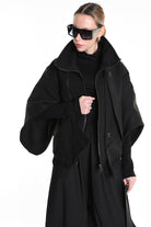 3B M1115 SPORT JACKET Over Cloth UNISEX D Black LA HAINE INSIDE US