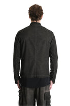 3B M1116 JACKET Regular Fit in Cold-Dyed Velvet, Mud Brown. LA HAINE INSIDE US