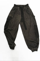 3B M1117 TROUSER Over Cotton Stretch & Velvet Dyed Cold Mud MAN LA HAINE INSIDE US