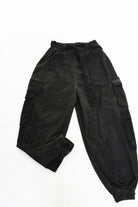 3B M1117 TROUSER Over Cotton Stretch & Velvet Dyed Cold Black LA HAINE INSIDE US