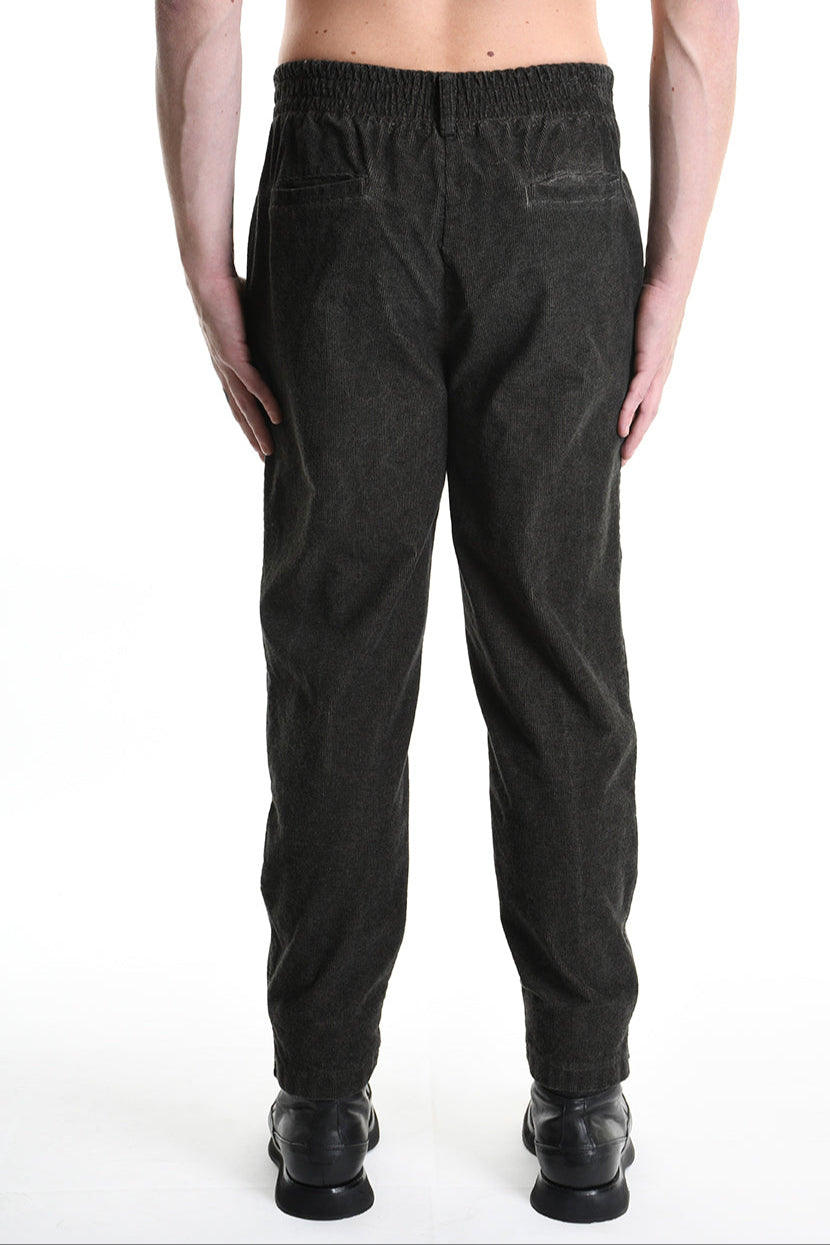 3B M1118 TROUSER Regular Velvet Dyed Cold Mud LA HAINE INSIDE US