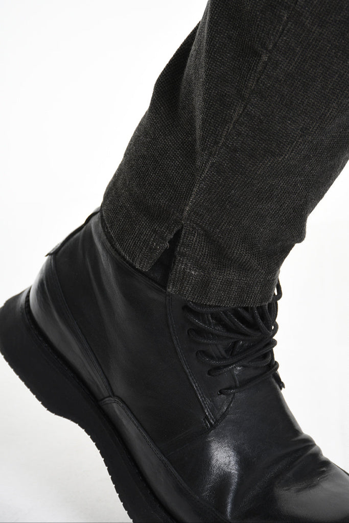 3B M1118 TROUSER Regular Velvet Dyed Cold Mud LA HAINE INSIDE US