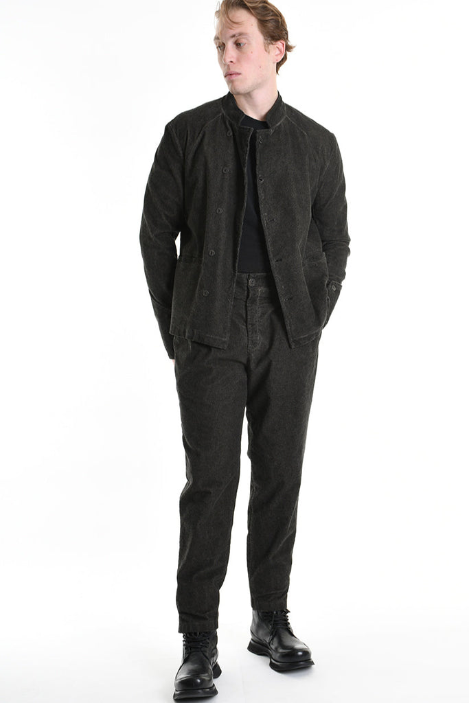 3B M1118 TROUSER Regular Velvet Dyed Cold Mud LA HAINE INSIDE US