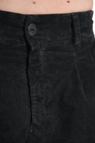 3B M1118 TROUSER Regular Velvet Dyed Cold Black MAN TEPHRA
