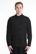 3B M1127 SHIRT Regular Viscose Black LA HAINE INSIDE US