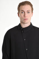 3B M1127 SHIRT Regular Viscose Black LA HAINE INSIDE US