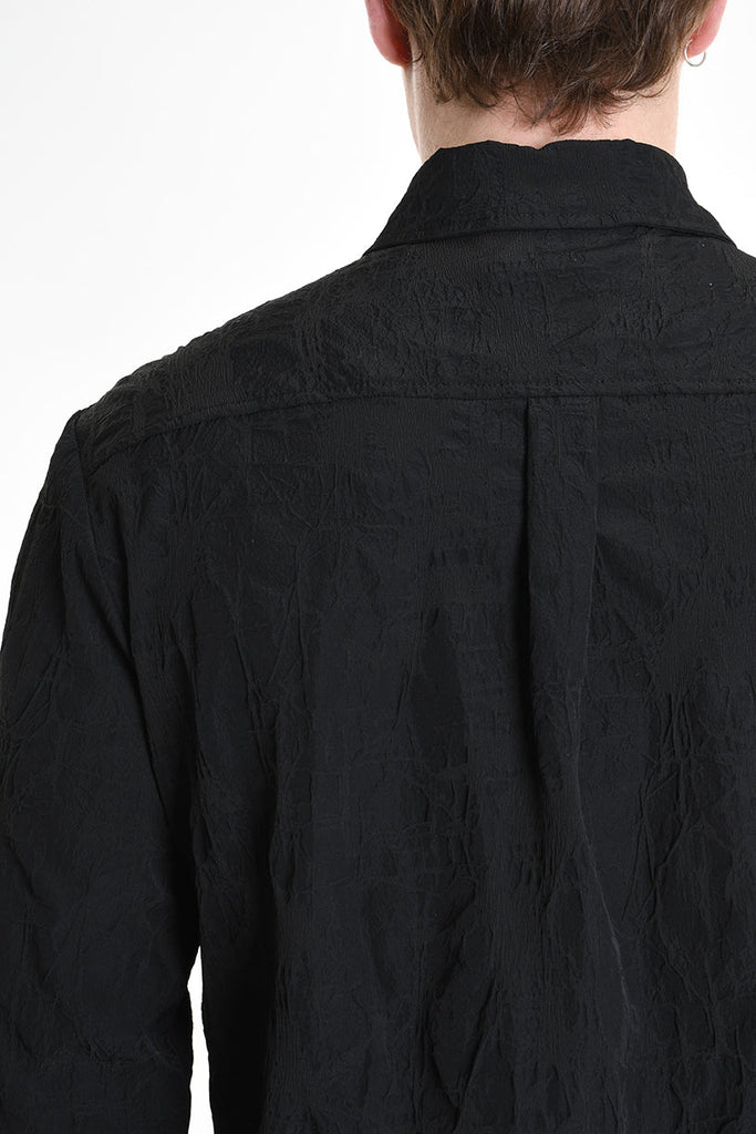 3B M1129 SHIRT Regular Nylon & Jacquard Black TEPHRA